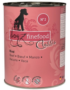 Dogz Finefood Classic N.02 Wołowina 400g