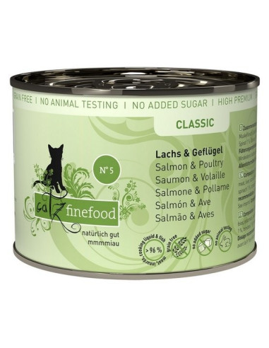 Catz Finefood Classic N.05 Łosoś i drób 200g