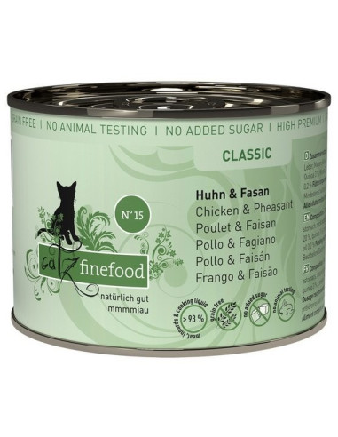 Catz Finefood Classic N.15 Kurczak i bażant 200g