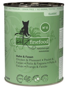 Catz Finefood Classic N.15 Kurczak i Bażant 400g