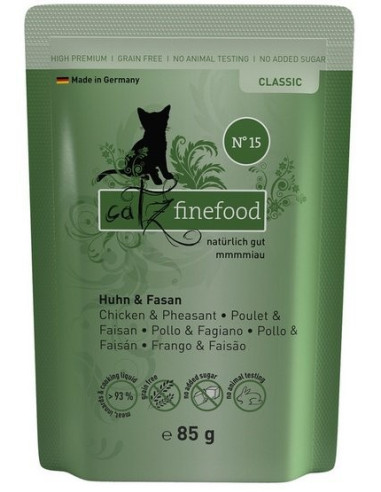 Catz Finefood Classic N.15 Kurczak i bażant 85g