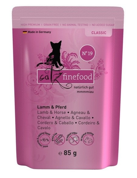 Catz Finefood Classic N.19 Jagnięcina i konina 85g