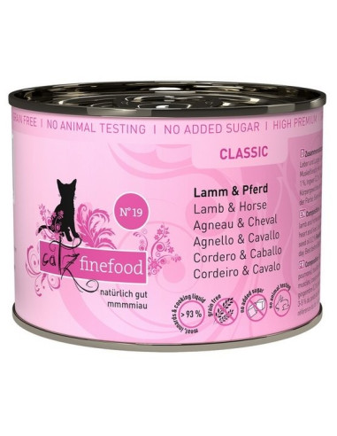 Catz Finefood Classic N.19 Jagnięcina i konina 200g