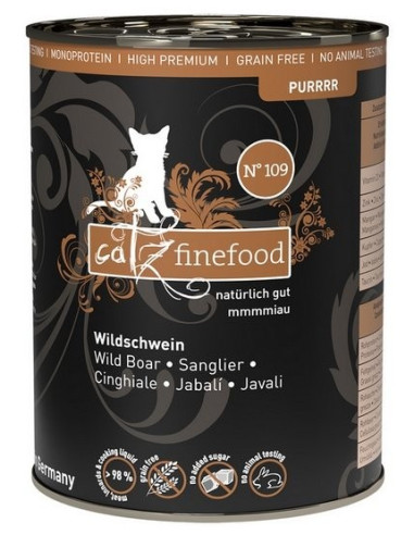 Catz Finefood Purrrr N.109 Dzik 400g