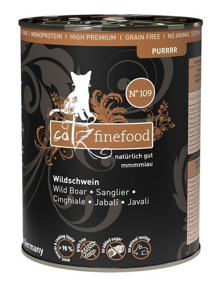 Catz Finefood Purrrr N.109 Dzik 400g