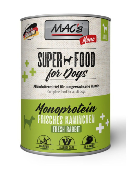 MAC's Dog MONO Monoprotein Królik 400g