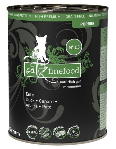 Catz Finefood Purrrr N.115 Kaczka 400g