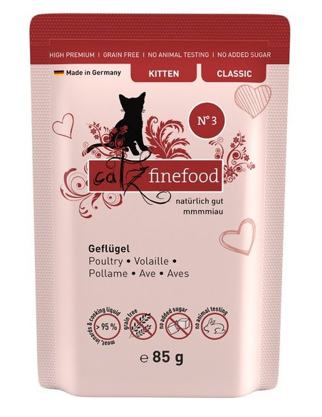 Catz Finefood Classic Kitten N.03 Drób 85g