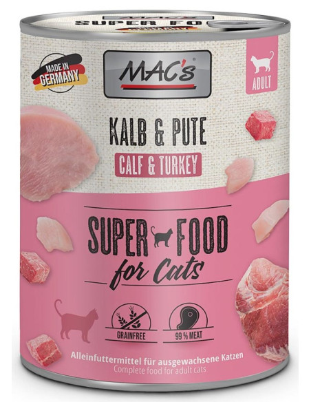 MAC's Cat Cielęcina i indyk 800g