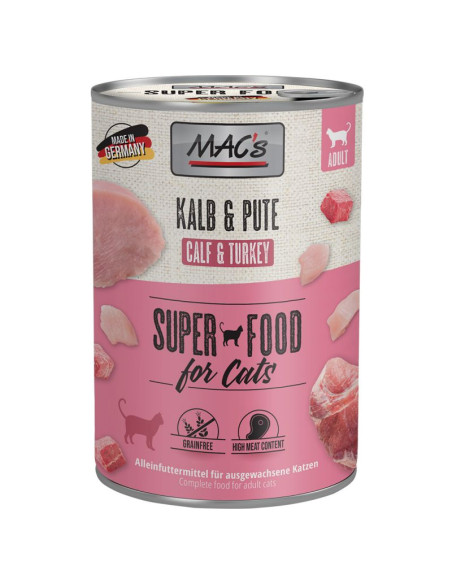 MAC's Cat Cielęcina i indyk 400g
