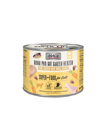 MAC's Cat Kurczak z całymi sercami drobiowymi 200g