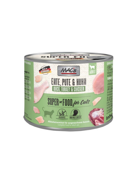 MAC's Cat Kaczka, indyk i kurczak 200g