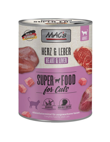 MAC's Cat Serca i wątroba 800g