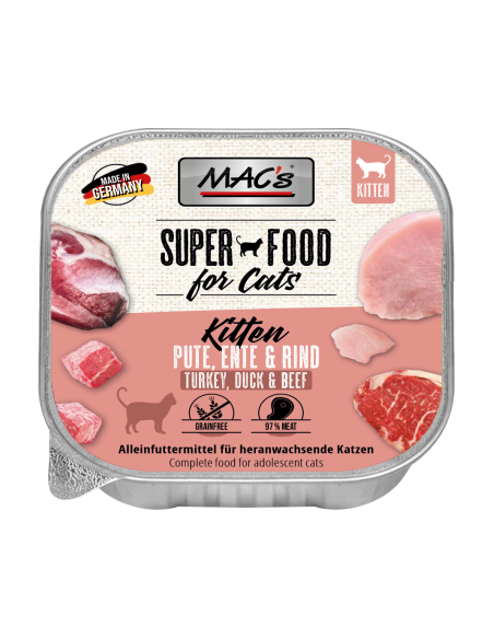 Mac's Kitten Tacka - Indyk, kaczka, wołowina 100g
