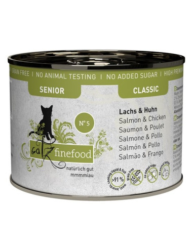 Catz Finefood Senior N.05 Łosoś i Kurczak 200g