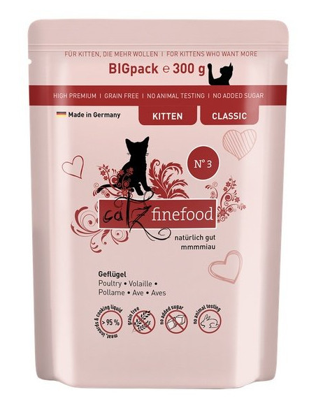 Catz Finefood Classic Kitten N.03 Drób 300g