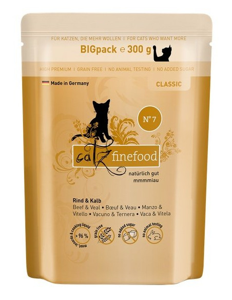 Catz Finefood Classic N.07 Wołowina i cielęcina 300g