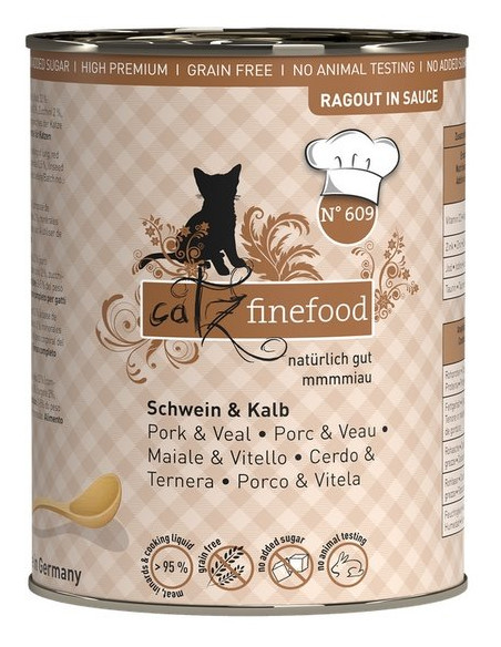 Catz Finefood Ragout N.609 Wieprzowina i Cielęcina 380g