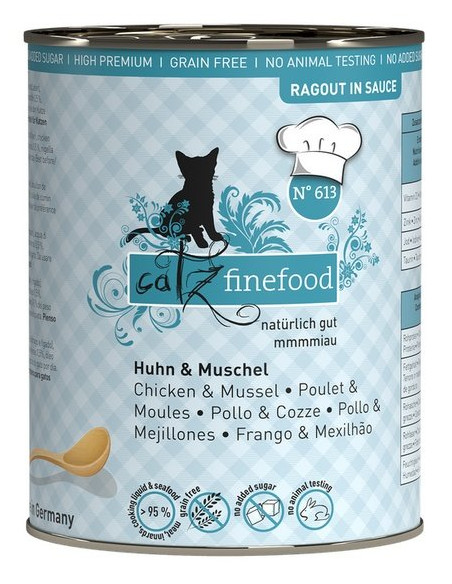 Catz Finefood Ragout N.613 Kurczak i Omułek puszka 380g