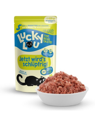 Lucky Lou Lifestage Adult Wołowina i Owady 125g