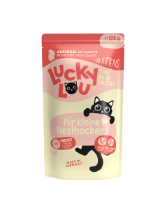 Lucky Lou Lifestage Kitten Drób 125g