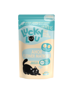 Lucky Lou Lifestage Kitten Drób i pstrąg 125g