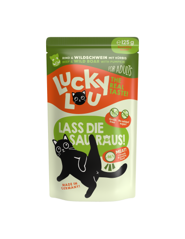 Lucky Lou Lifestage Adult Wołowina i dzik 125g