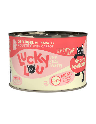 Lucky Lou Lifestage Kitten Drób 200g