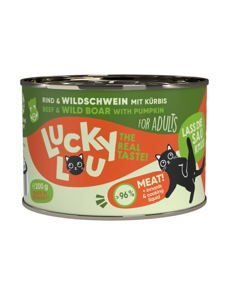 Lucky Lou Lifestage Adult Wołowina i dzik 200g
