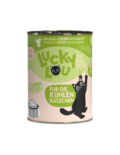 Lucky Lou Lifestage Kitten Drób i wołowina 400g