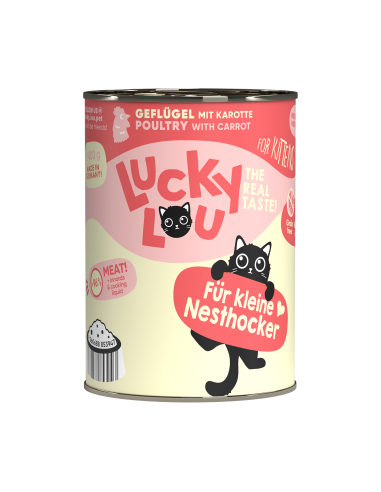 Lucky Lou Lifestage Kitten Drób 400g