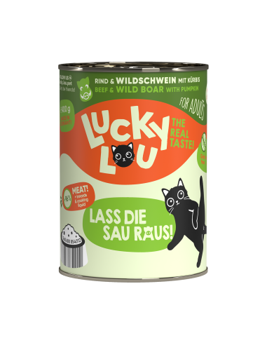 Lucky Lou Lifestage Adult Wołowina i dzik 400g