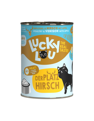 Lucky Lou Lifestage Adult Drób i jeleń 400g