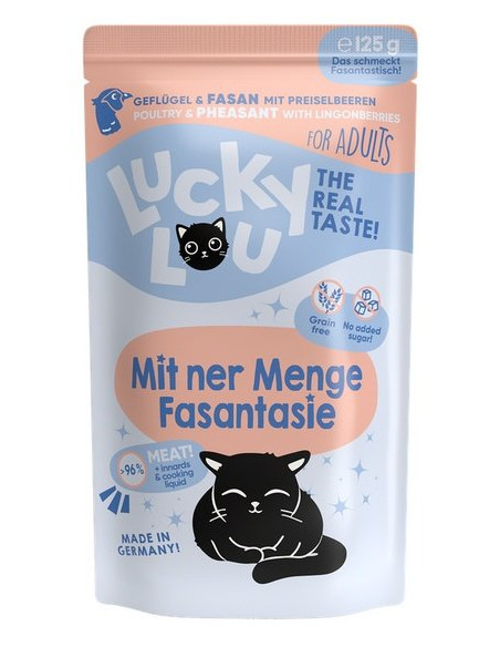 Lucky Lou Lifestage Adult Drób i bażant 125g