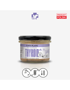 Cats Plate Vet Thyroid - Królik 180g 2