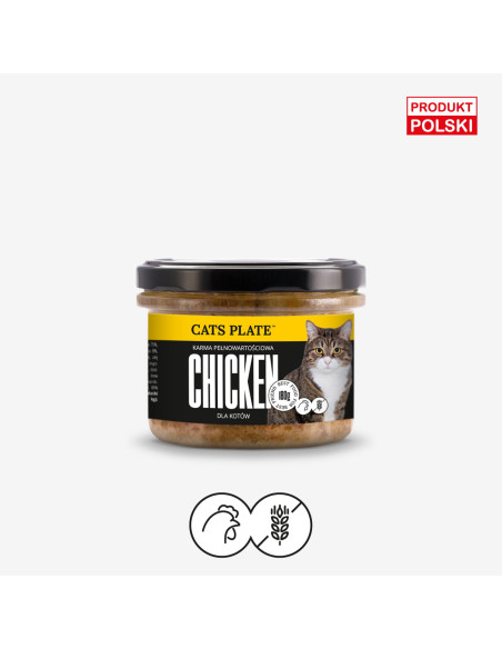 Cats Plate Chicken - Kurczak 180g