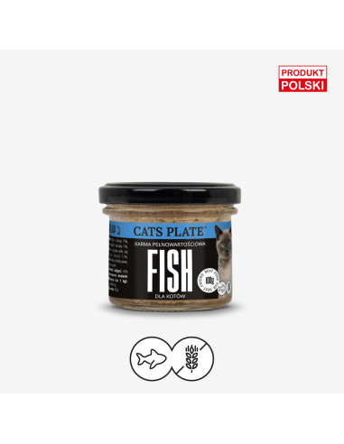 Cats Plate Fish - Dorsz 100g