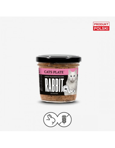 Cats Plate Rabbit - Królik 100g