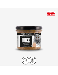 Cats Plate Duck Mousse - Mus z kaczki 100g