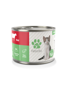 Fellicita Cat Kitten Beef & Duck - Wołowina z kaczką 400g