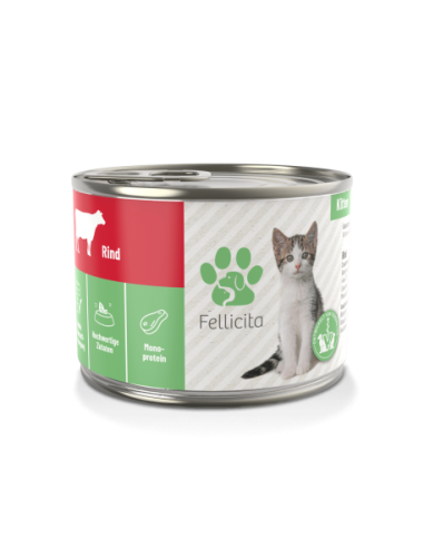 Fellicita Cat Kitten Beef & Duck - Wołowina z kaczką 400g