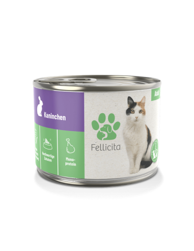 Fellicita Cat Pure Kaninchen - Królik 400g