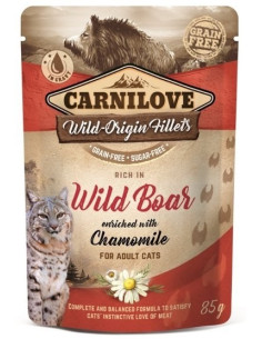 Carnilove Cat Wild Boar & Chamomile - Dzikiem z...