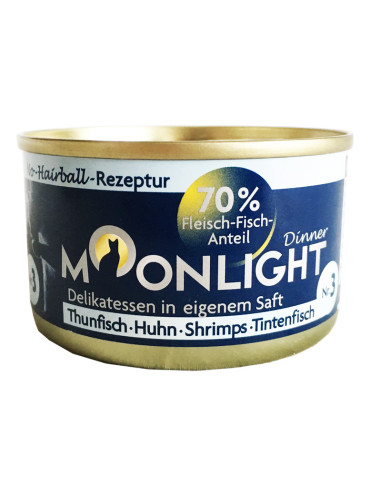 Moonlight Dinner 3 - Tuńczyk, kurczak, krewetki i kałamarnica 80g