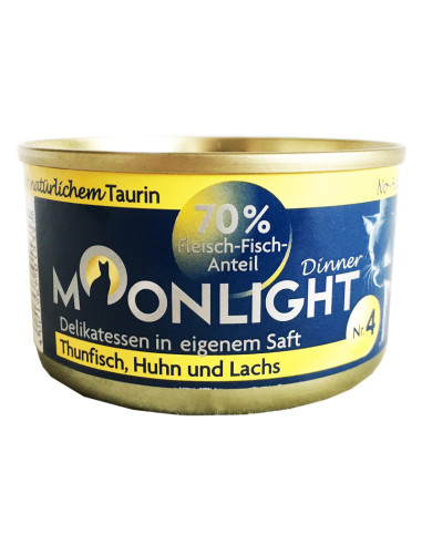 Moonlight Dinner 4 - Tuńczyk, kurczak i łosoś 80g