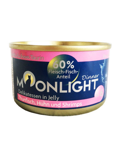 Moonlight Dinner 6 - Tuńczyk, kurczak i krewetki 80g