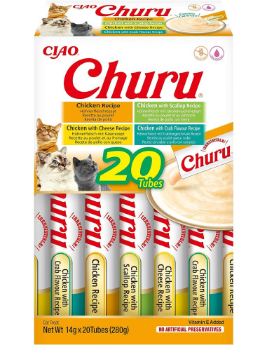 INABA Cat Churu Varieties Chicken 20x14g