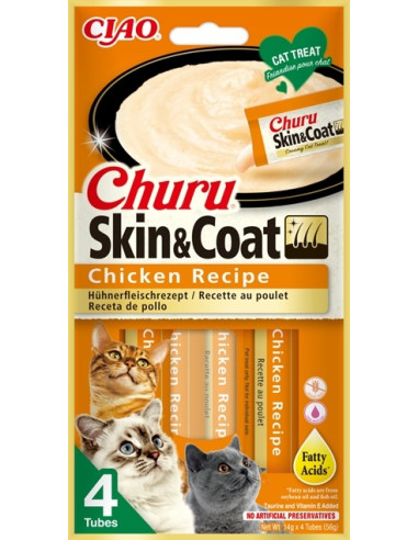 Inaba Churu Skin Coat Kurczak 56g