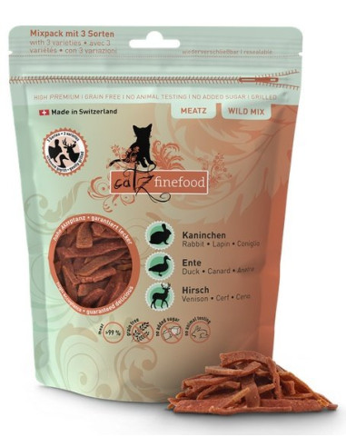 Catz Finefood Meatz Wild Mix - królik, kaczka,...