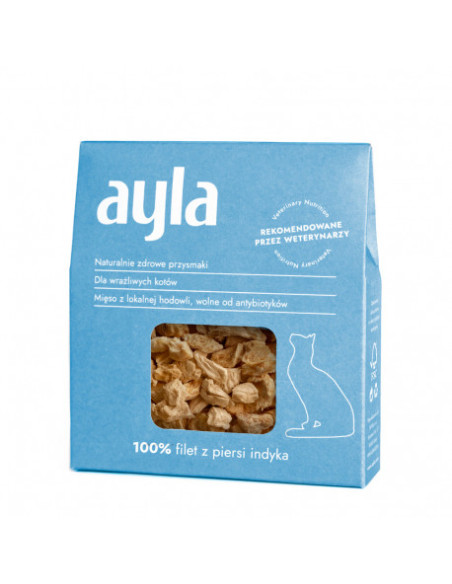 Ayla Cat Przysmaki liofilizowane - Filet z piersi indyka